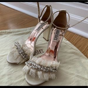 Bridal Badgley Mischka Fleur Ankle Strap Sandal